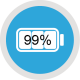 Akku Ladestand Icon