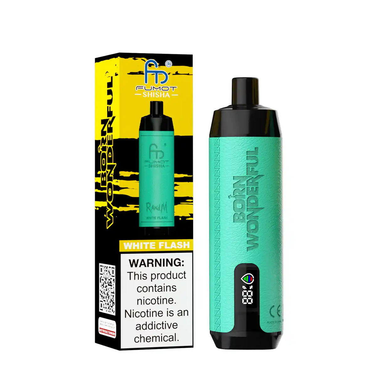 RandM Shisha White Flash