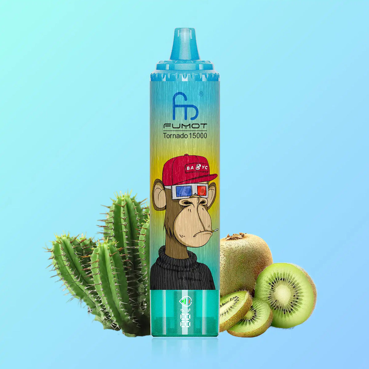 Fumot Tornado Vape 15000 - Cactus Kiwi: Exotic & invigorating Fumot Tornado Vape 15000 - Cactus Kiwi: Exotic & invigorating