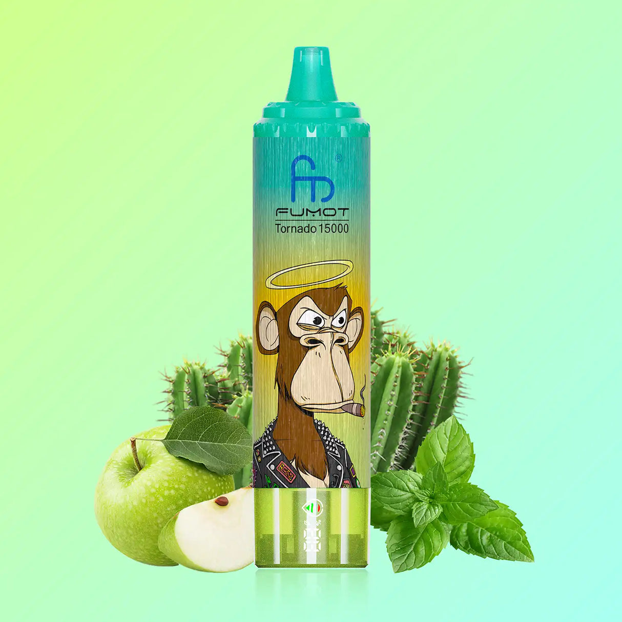 Fumot Tornado 15000 - Green Apple Citrus Menthol - 1