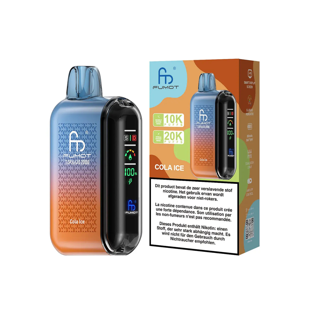 Fumot Tornado 20000 - Cola Ice 2