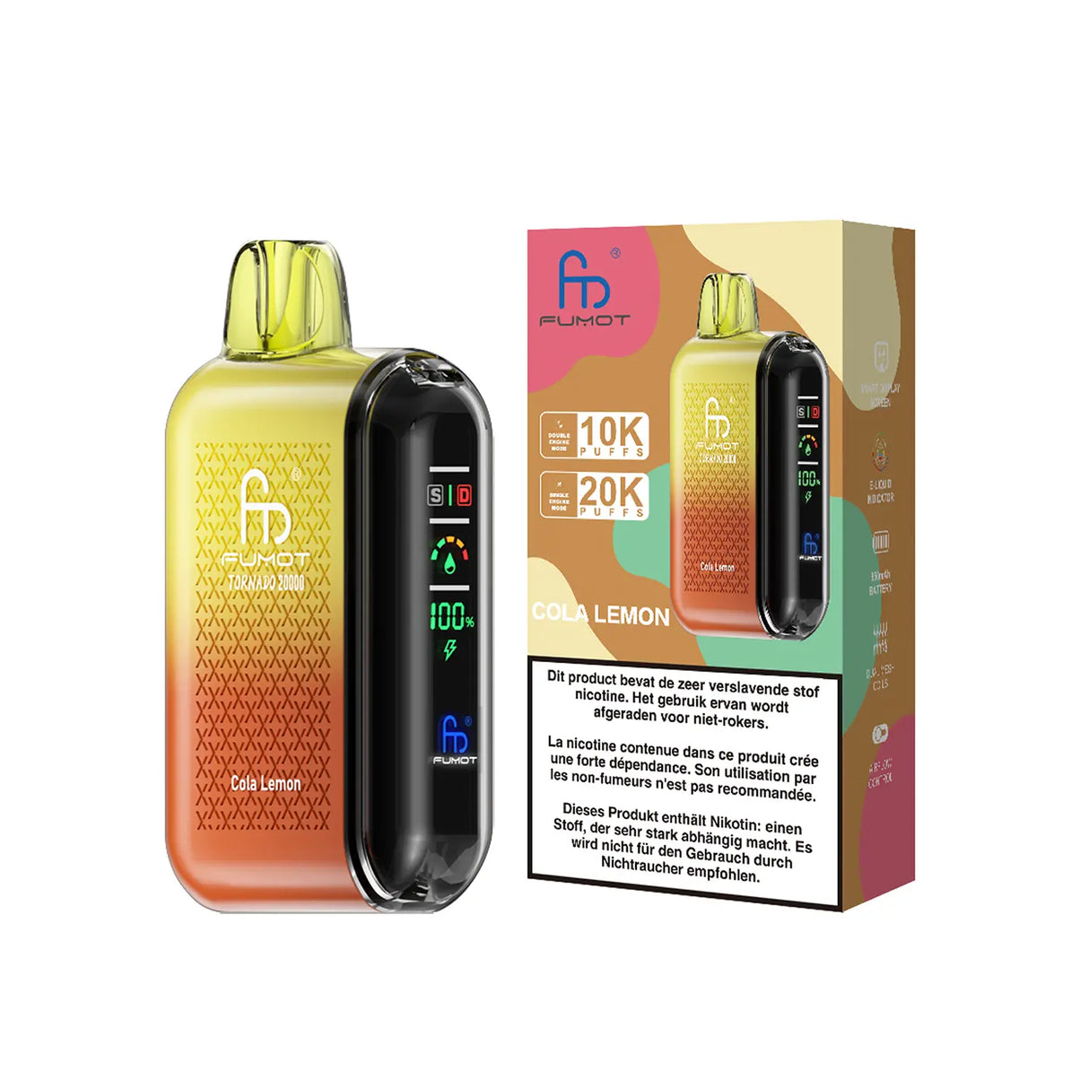 Fumot Tornado 20000 - Cola Lemon 2