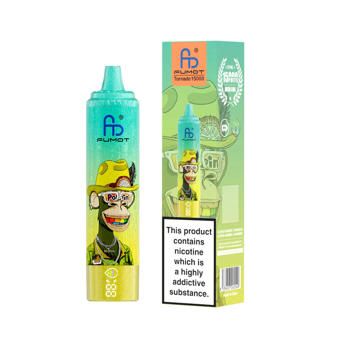 Tornado Vape 15000 - Juicy Fruit Gum