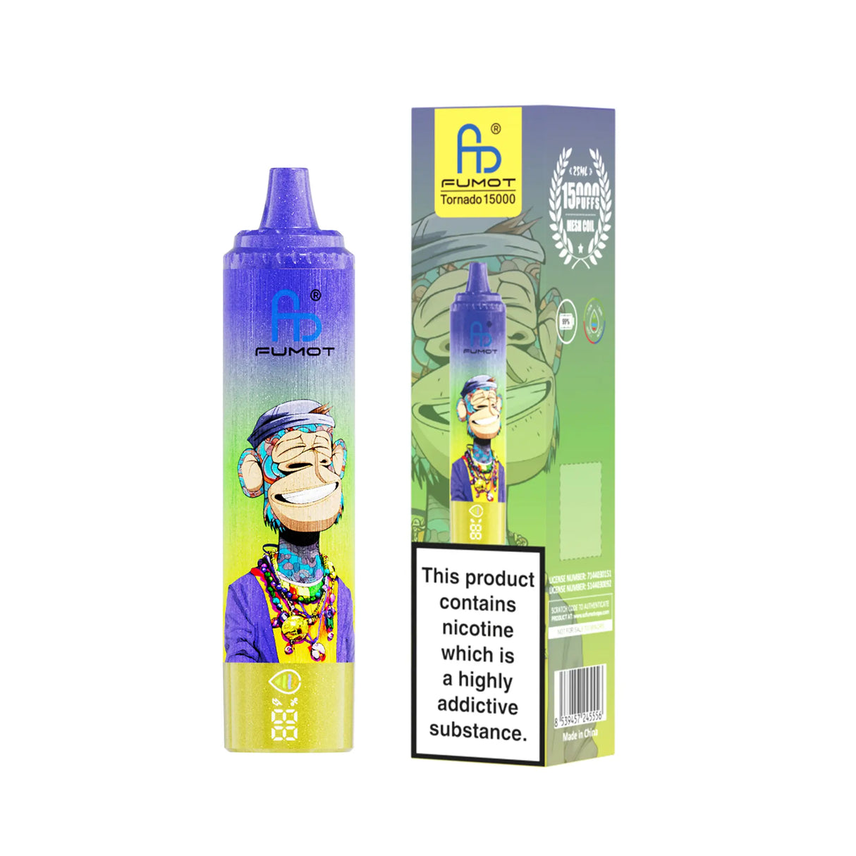 Tornado Vape 15000 - Ribena Gummy Lemon