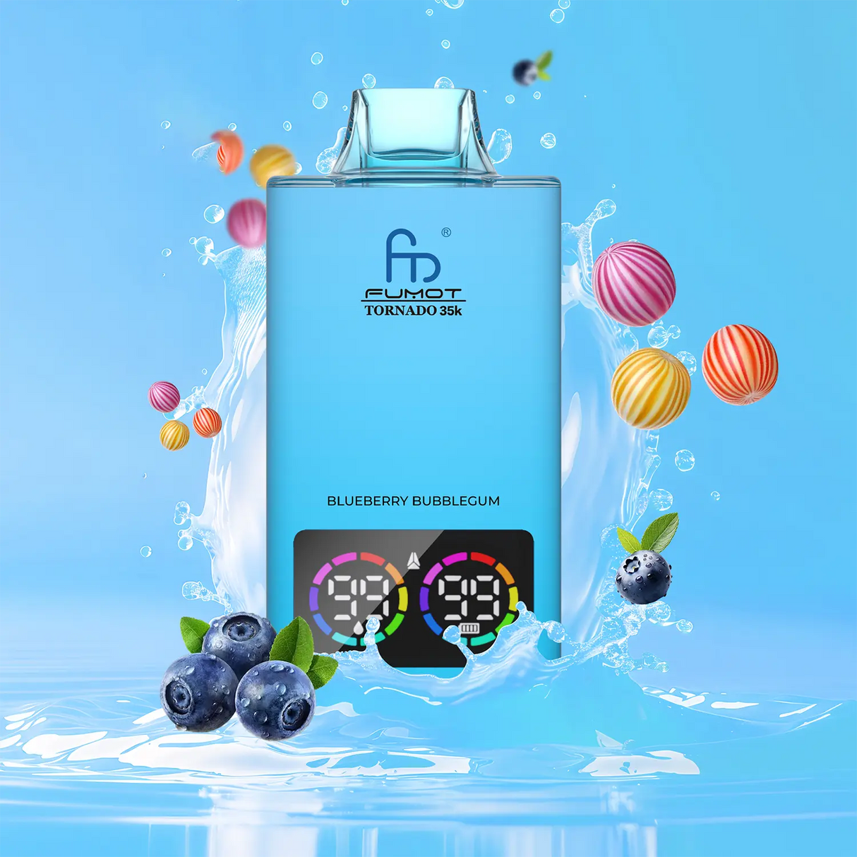 Fumot Tornado 35000 - Blueberry Bubblegum Hauptbild