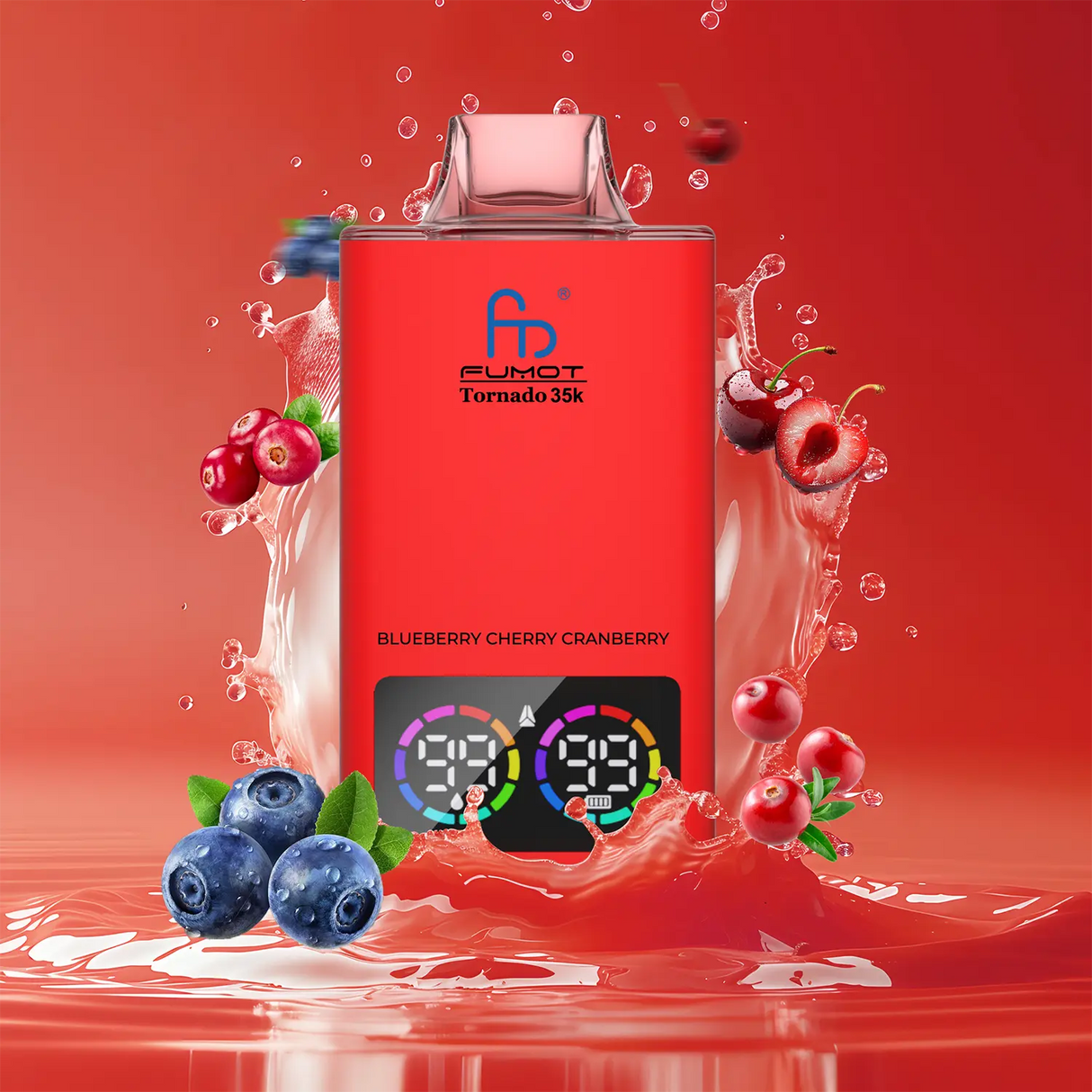 Fumot Tornado 35000 - Blueberry Cherry Cranberry Hauptbild