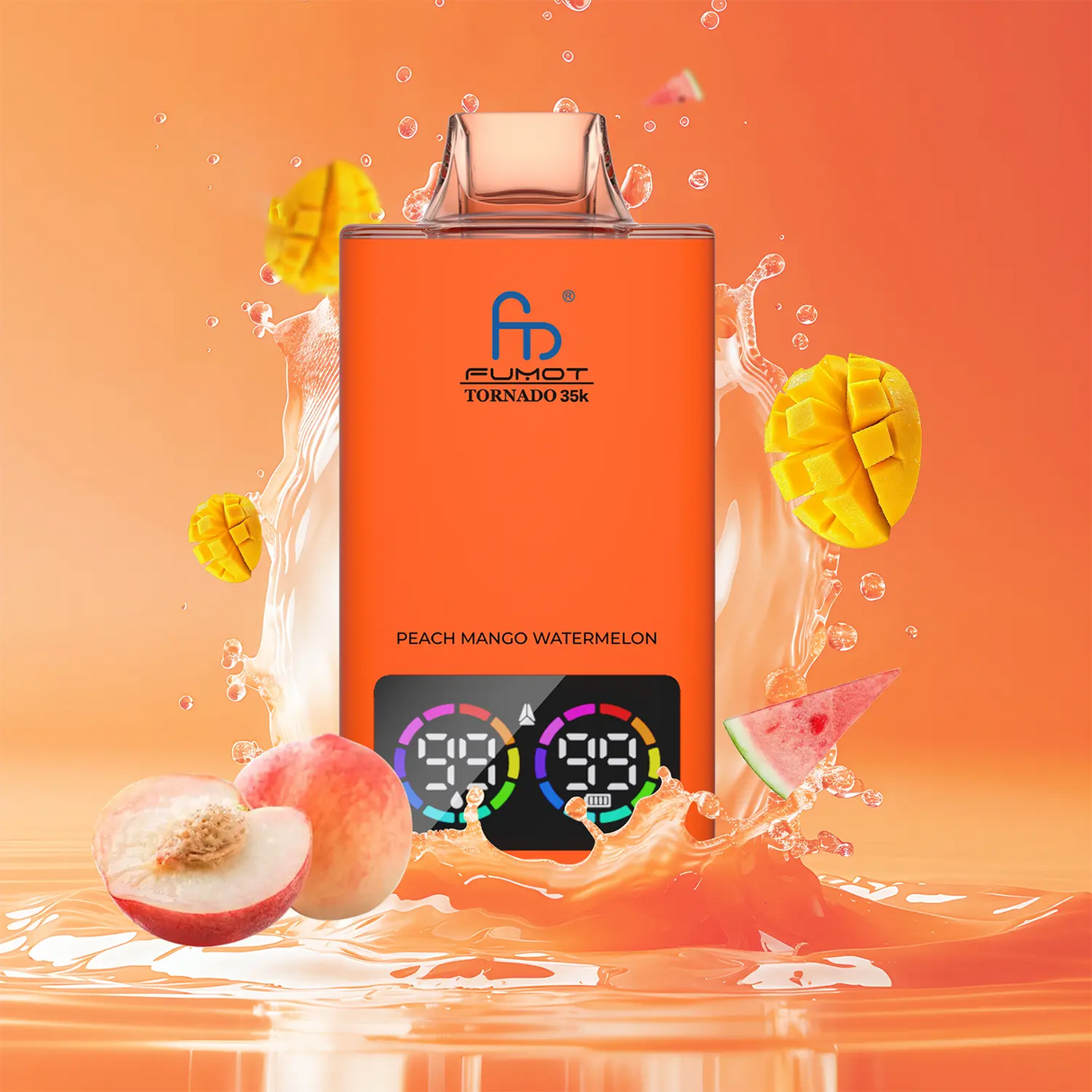 Fumot Tornado 35000 - Peach Mango Watermelon Hauptbild