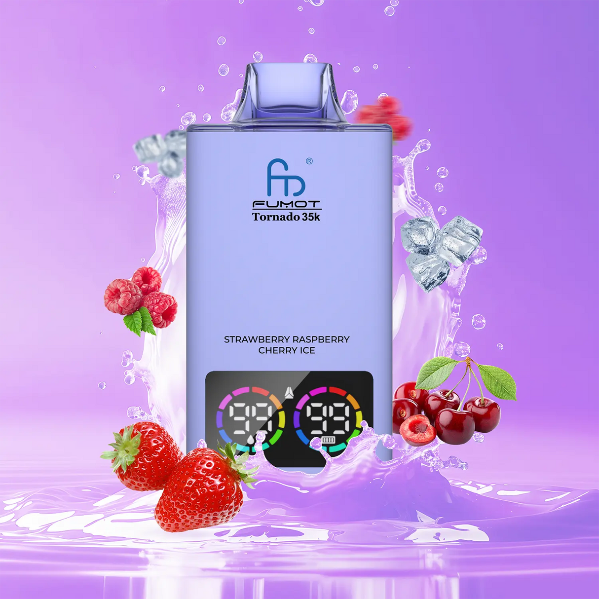 Fumot Tornado 35000 - Strawberry Raspberry Cherry Ice Hauptbild