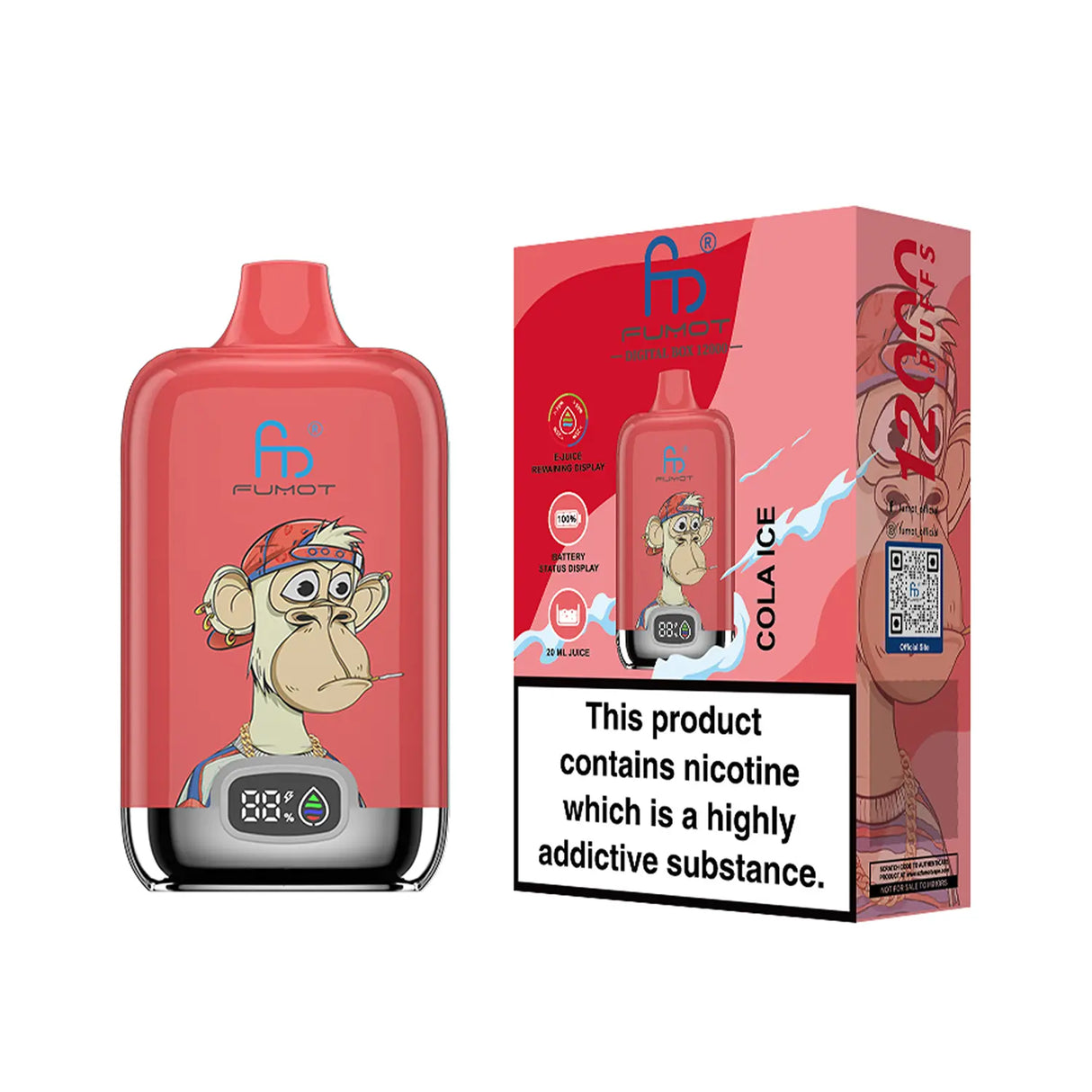 Fumot Tornado 12000 - Cola Ice 2