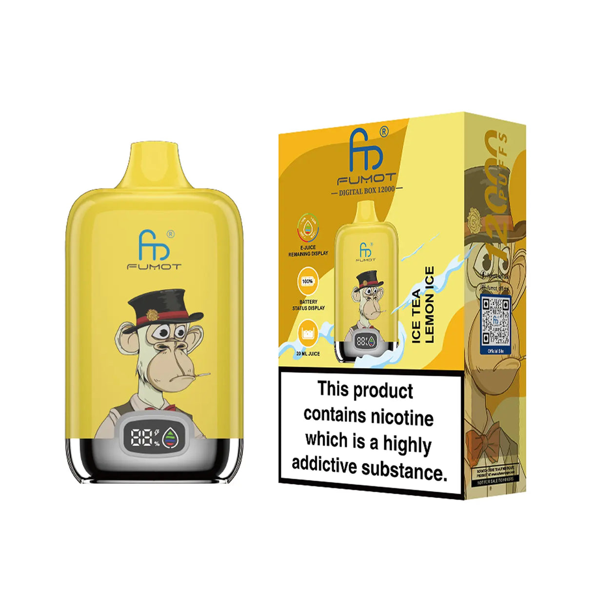 Fumot Tornado 12000 - Ice Tea Lemon Ice 2