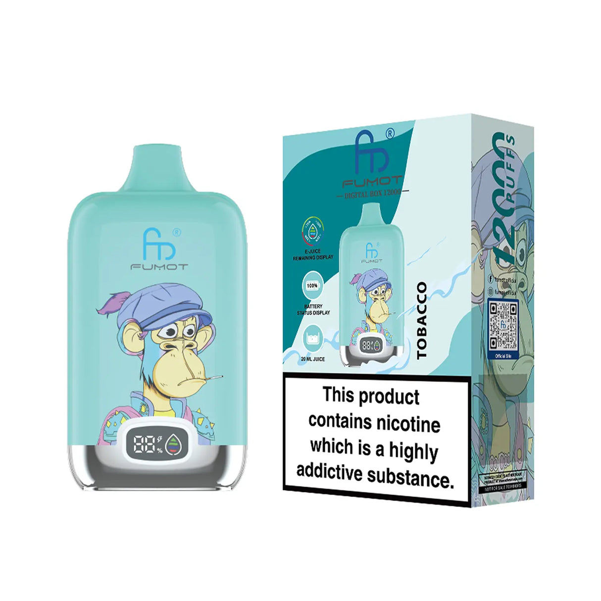 Fumot Tornado 12000 - Tobacco 2