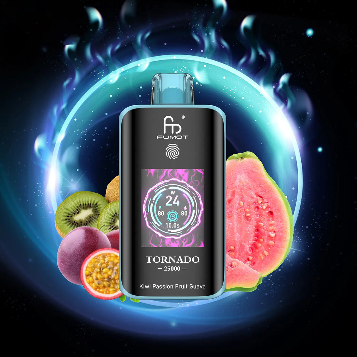 customized zesty kiwi fruit e-cigarette Passionfruit & Pineapple Coconut | Bang Blaze 140k Exotic fruit fusion: Fumot Tornado
