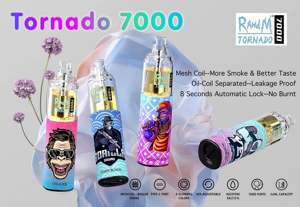 Randm Tornado Vape 7000 - Thumbnail