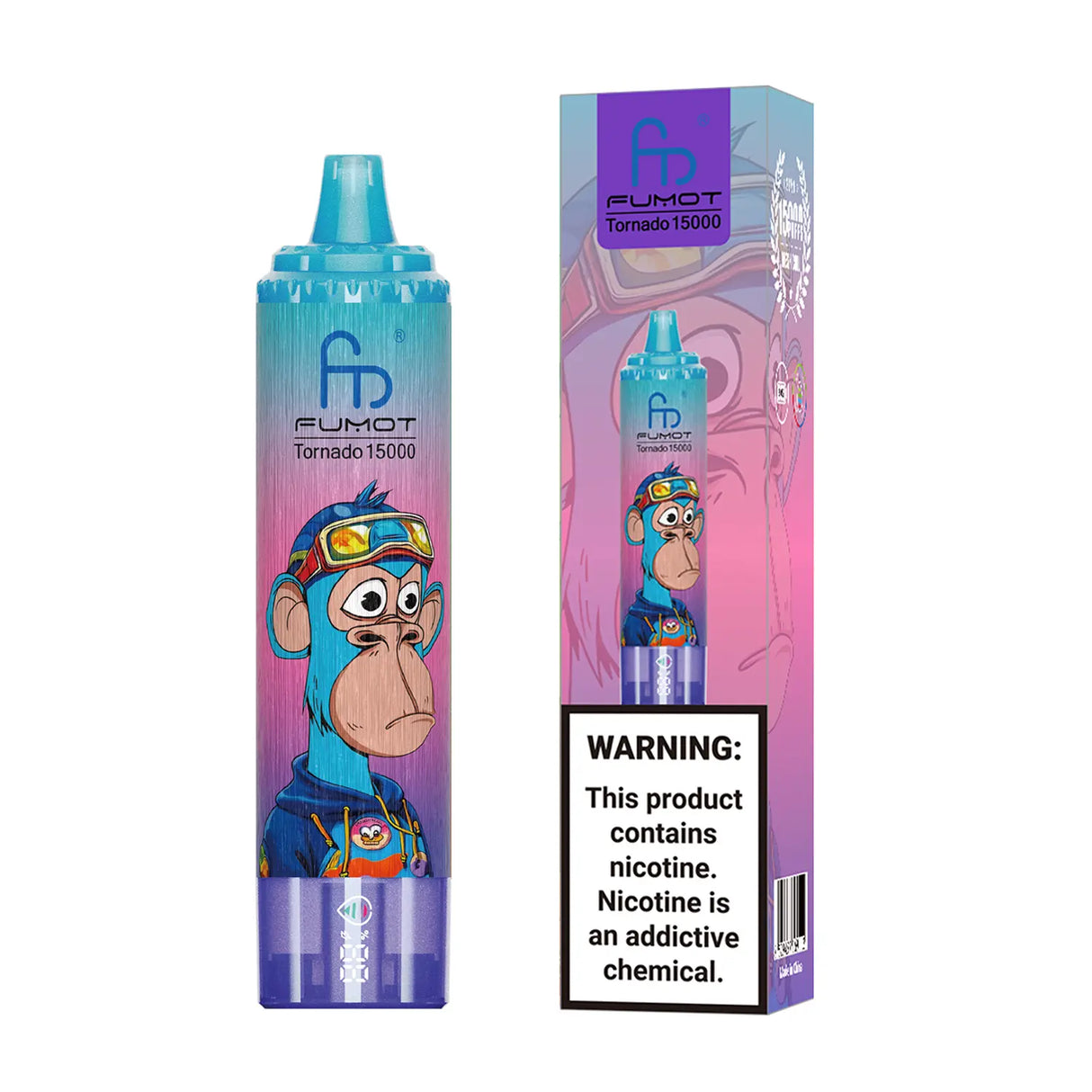 Fumot Tornado 15000 - Blueberry Peach Ice 2