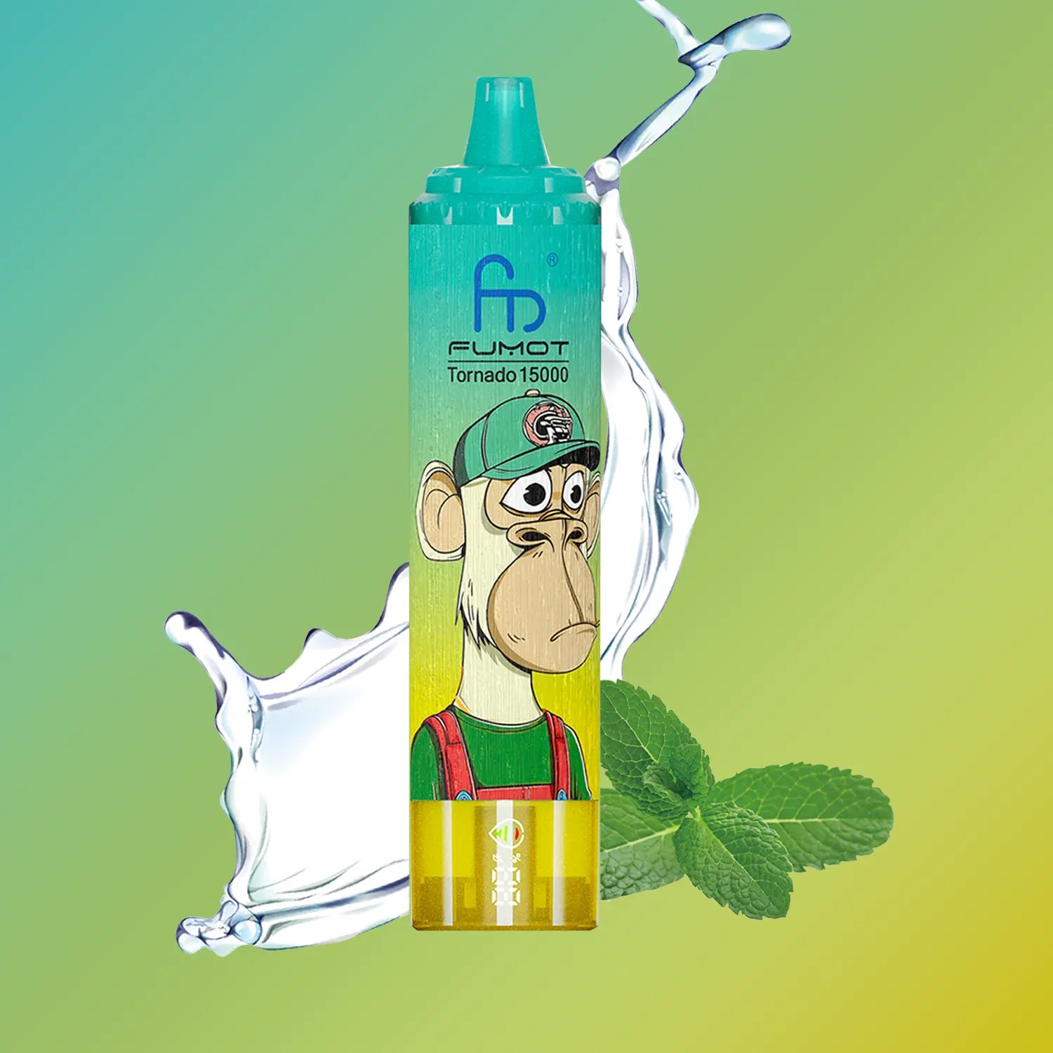 Fumot Tornado Vape 15000 - Cool Mint: Refreshing Kick Fumot Tornado Vape 15000 - Cool Mint: Refreshing Kick