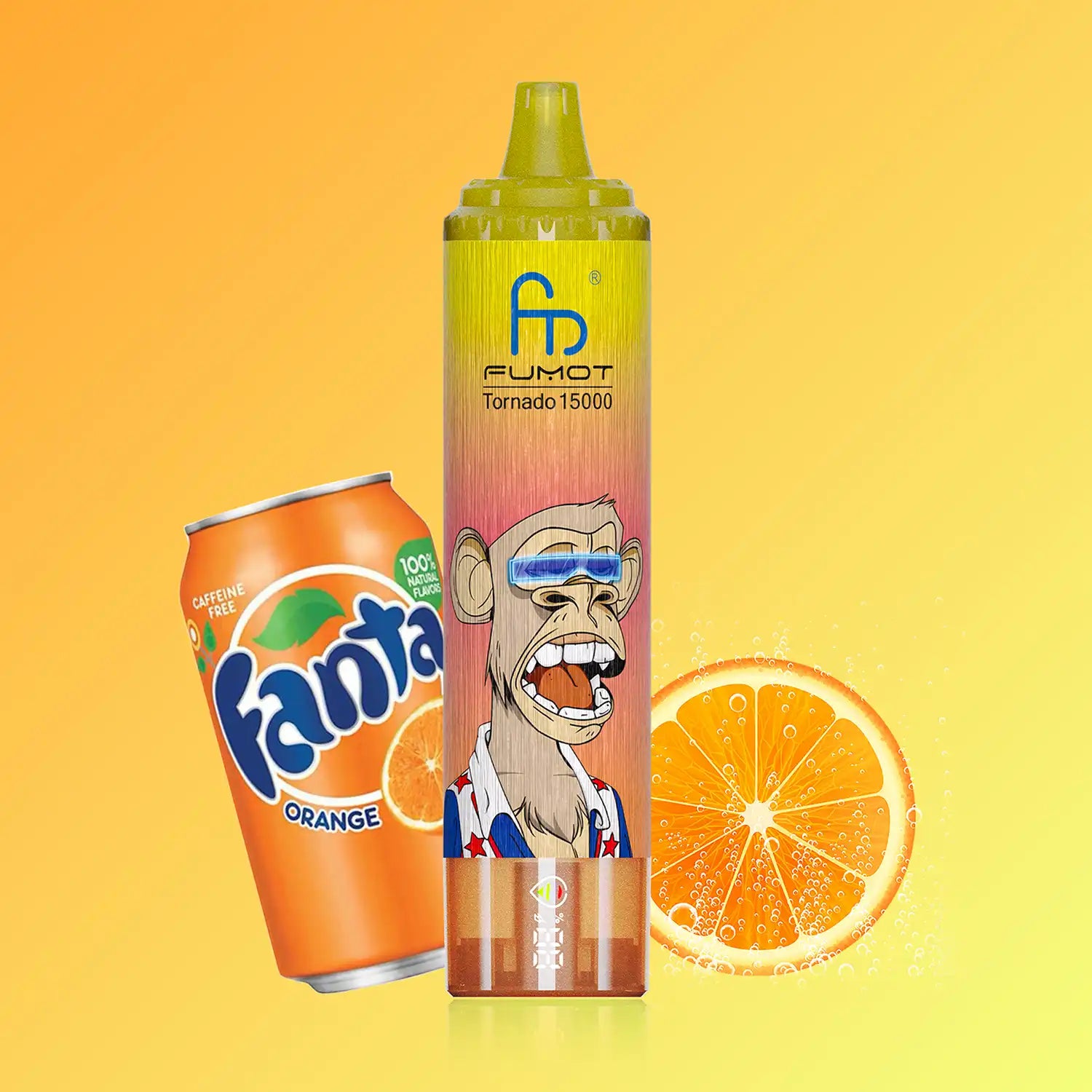 Fumot Tornado Vape 15000 - Fanta: Fruchtige Erfrischung Fumot Tornado Vape 15000 - Fanta: Fruchtige Erfrischung
