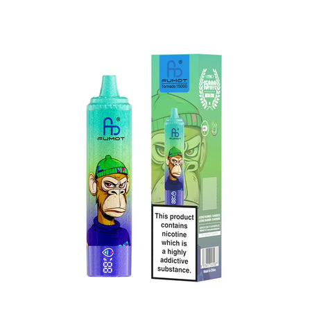 Fumot Tornado Vape 15000 - Cuban Menthol Mojito Bild 2