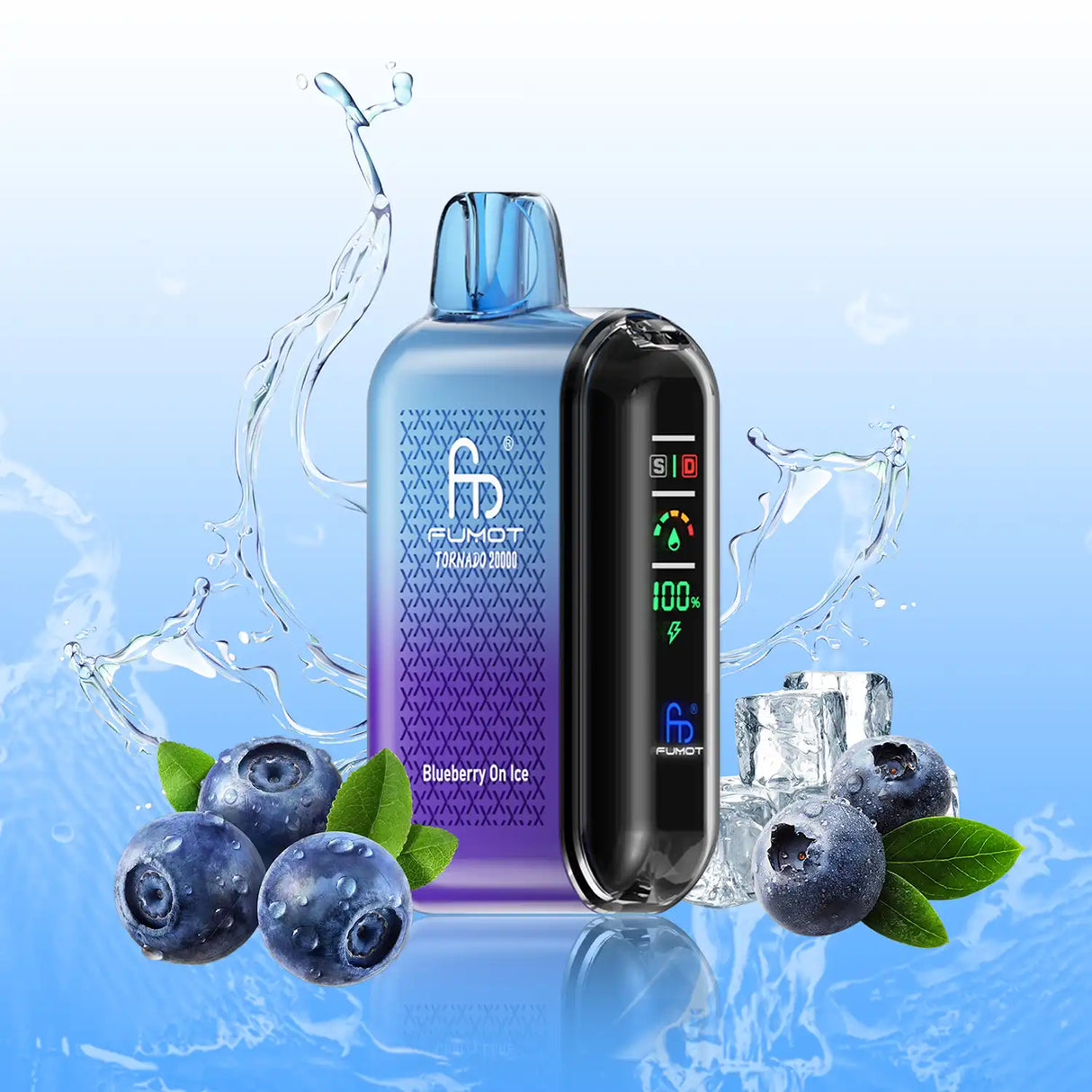 Fumot Tornado 20000 - Blueberry On Ice - 1