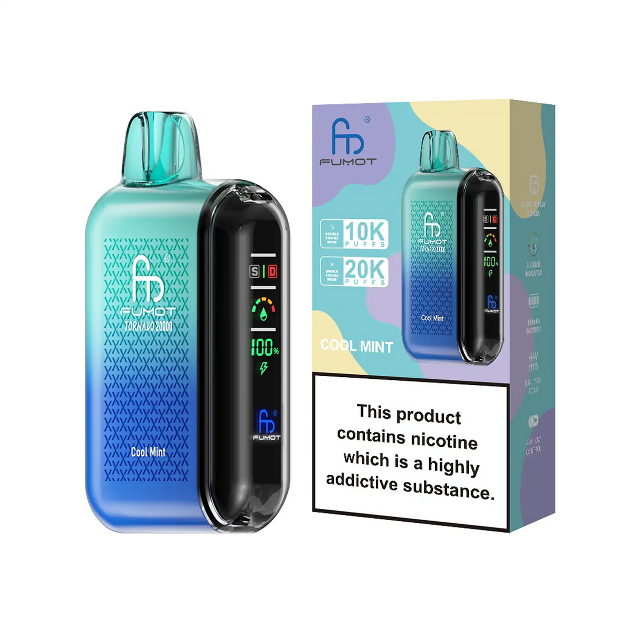 Fumot Tornado 20000 - Cool Mint - 2