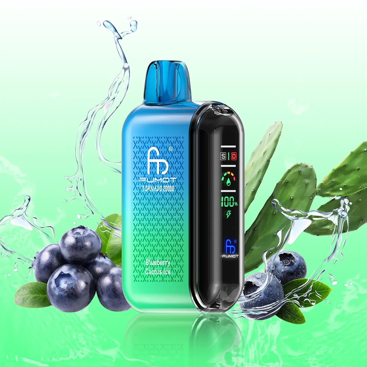 Fumot Tornado 20000 - Blueberry Cactus Ice - 1