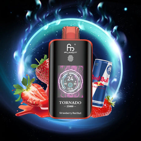Fumot Tornado 25000 - Strawberry Red Bull - 1