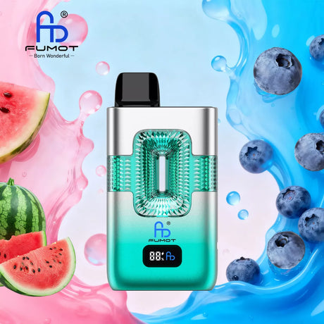 Fumot Tornado Vape 50000 - Blueberry Hubba Bubba & Watermelon Hubba Bubba