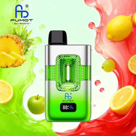 Fumot Tornado Vape 50000 - Cola Lemon & Pineapple Lemon Green Apple