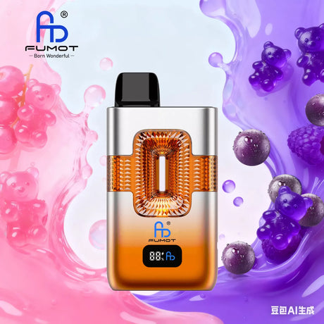 Fumot Tornado Vape 50000 - Grape Gummy Bear & Strawberry Gummy Bear
