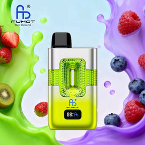 Fumot Tornado Vape 50000 - Strawberry Kiwi & Blueberry Sour Raspberry