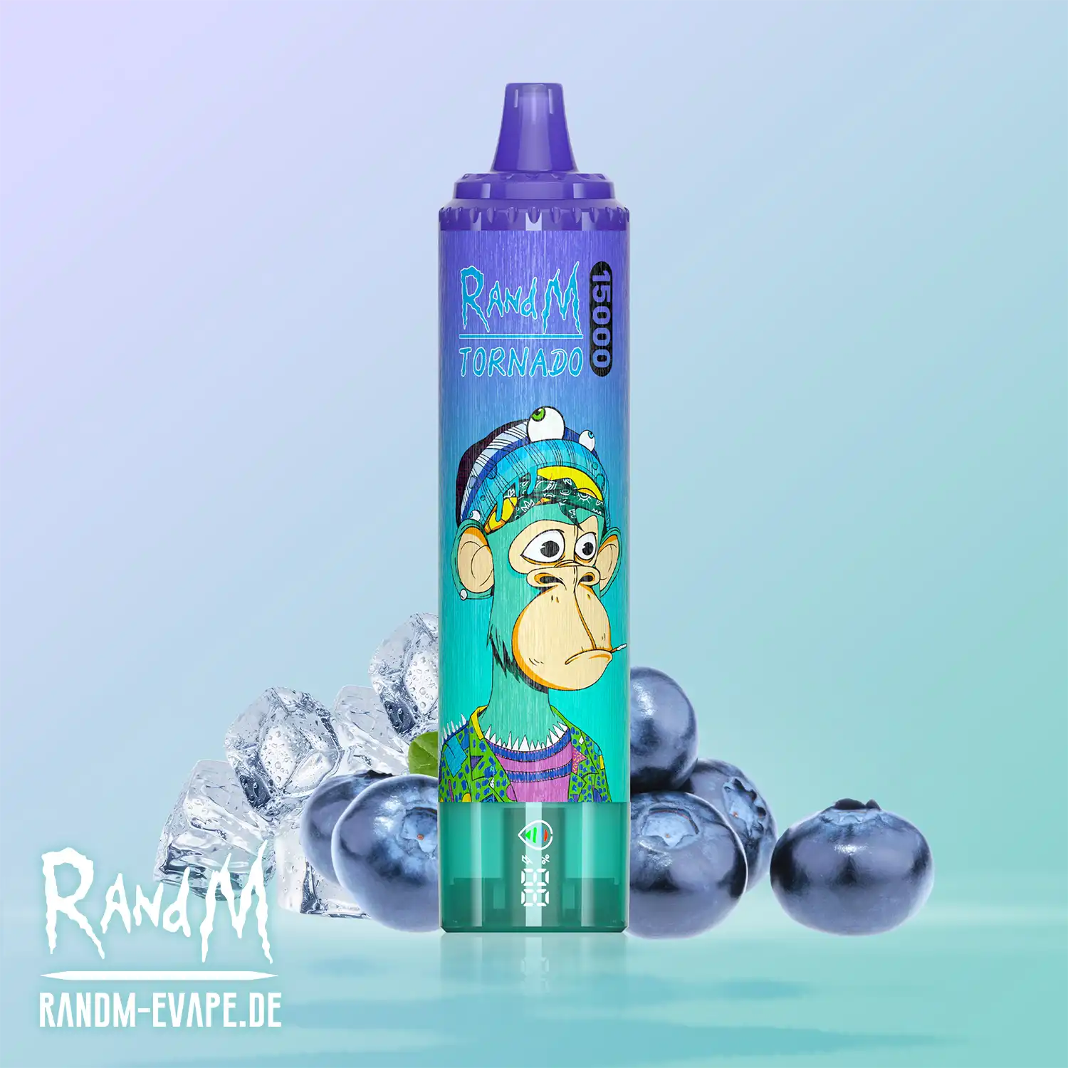 Blueberry Ice Vape | Tornado Vape 15000