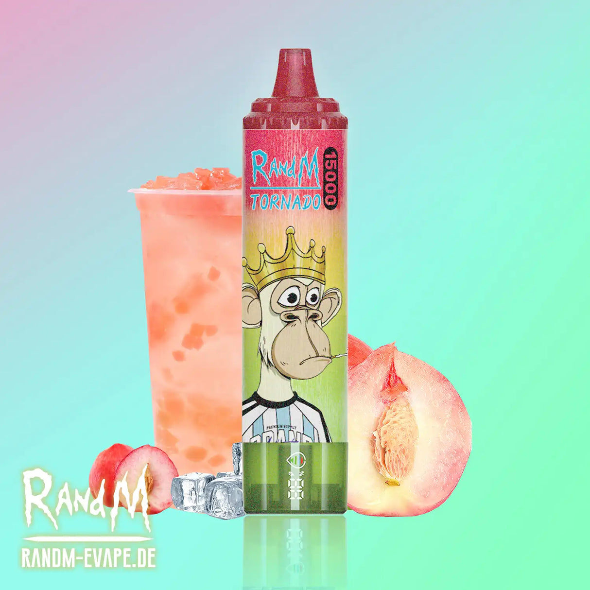 Randm Tornado 15000 - Ice Tea Peach Ice - Hauptbild