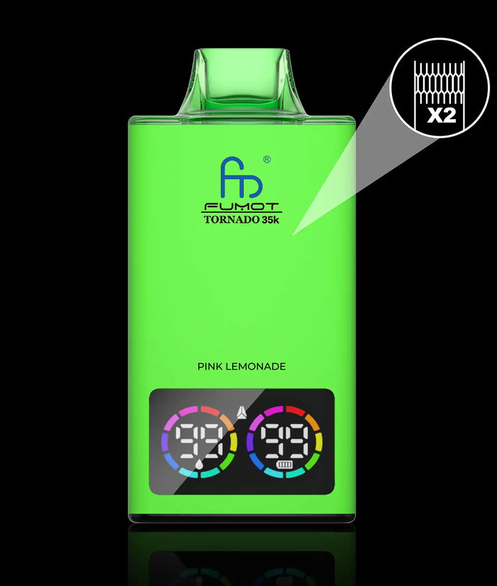 Fumot Tornado Vape 35000 Smart Display & RGB Licht Fumot Tornado Vape 35000 Smart Display & RGB Licht
