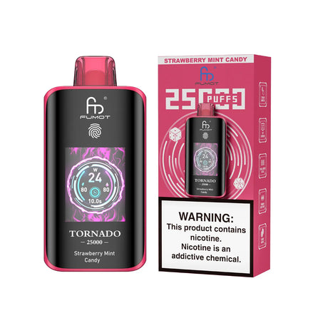 Fumot Tornado 25000 - Strawberry Mint Candy 2