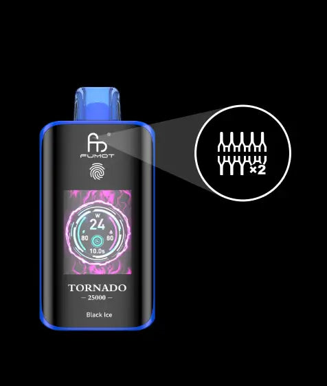 Refreshing grape freshness: Fumot Tornado Vape 25000 - Grape Ice Refreshing grape freshness: Fumot Tornado Vape 25000 - Grape Ice