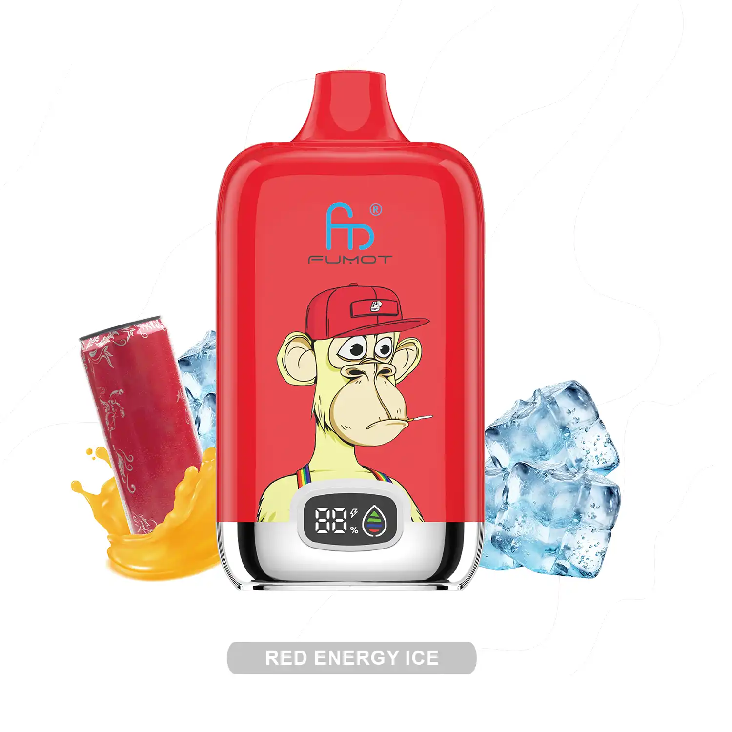 jnr vape display Fumot Digital Box Ice Pop Fumot Digital Box 12000 Puffs Strawberry Ice –  JustDoVaping Fumot Digital Box 12000 Disposable Vape Wholesale main image 0