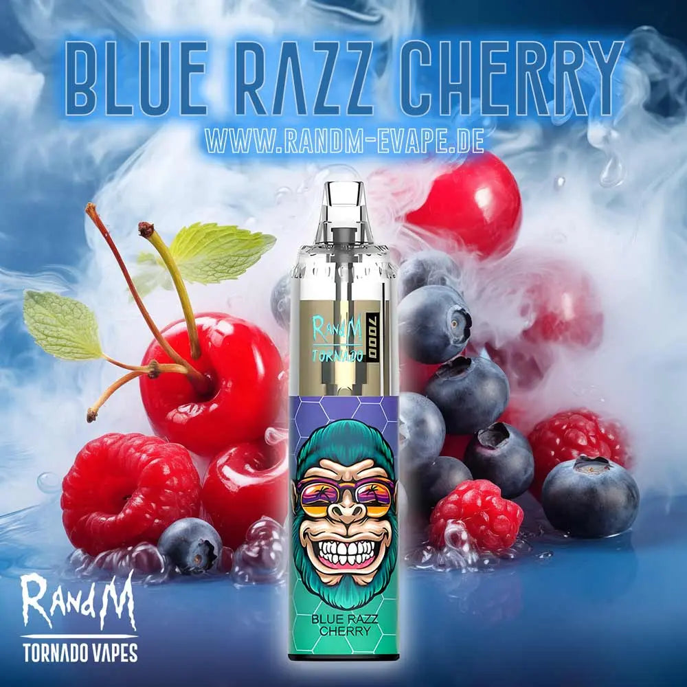 Tornado Vape 7000 - Blue Razz Cherry - RandM-Evape.de