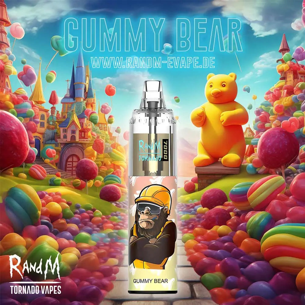 Tornado Vape 7000 - Gummy Bear - RandM-Evape.de