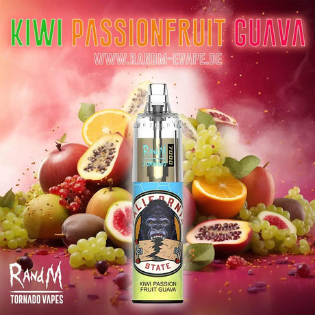 Tornado Vape 7000 - Kiwi Passionfruit Guave - RandM-Evape.de