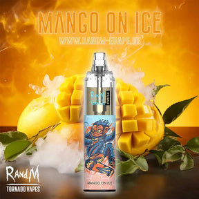 Tornado Vape 7000 - Mango On Ice - RandM-Evape.de