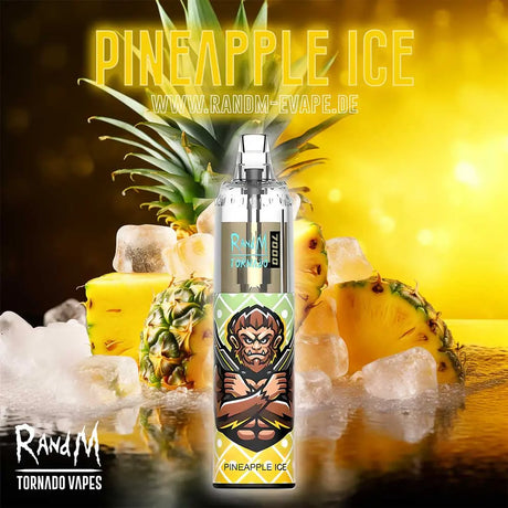 Tornado Vape 7000 - Pineapple Ice - RandM-Evape.de