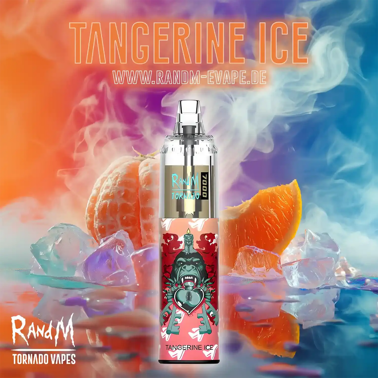 Tornado Vape 7000 - Tangerine Ice