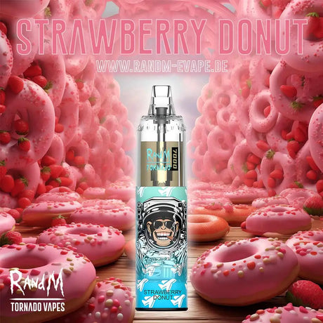 Tornado Vape 7000 - Strawberry Donut - RandM-Evape.de