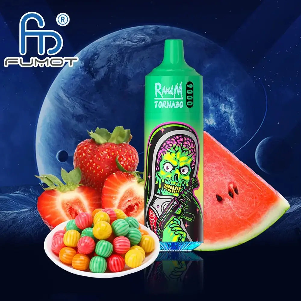 Tornado Vape 9000 - Strawberry Watermelon Bubblegum - RandM-Evape.de